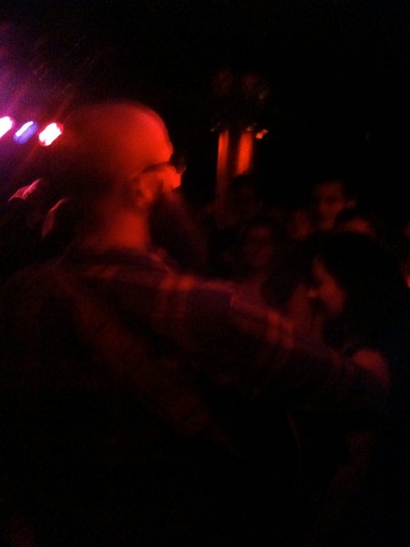 IMG_0775.JPG - William and his band singing in the middle of the crowd.